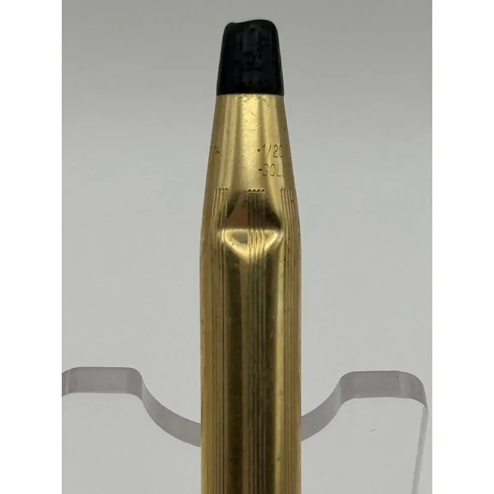 Cross 1/20 10kt and 1/20 12kt - Gold Filled Pen and Pencil - Dented Case on one